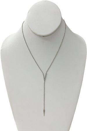 Triangle Pendant Y Necklace