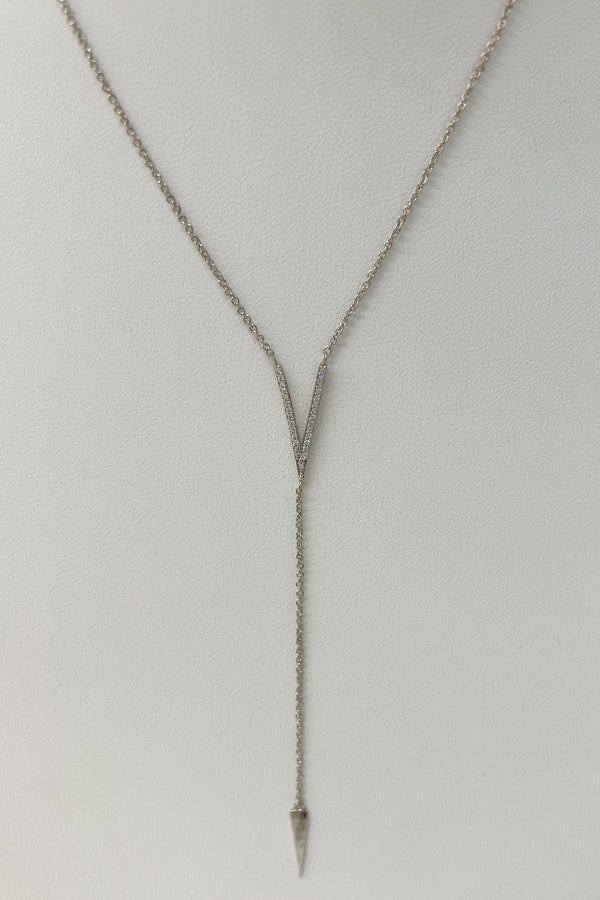 Triangle Pendant Y Necklace