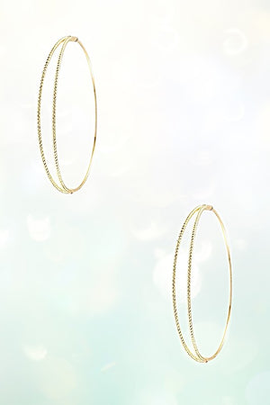 Double Wire Hoop Earring