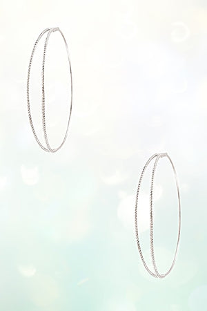 Double Wire Hoop Earring