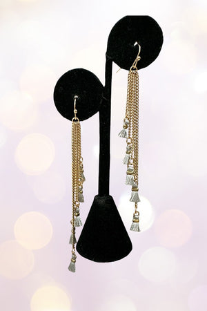 Mini Tassel Chain Dangle Earring