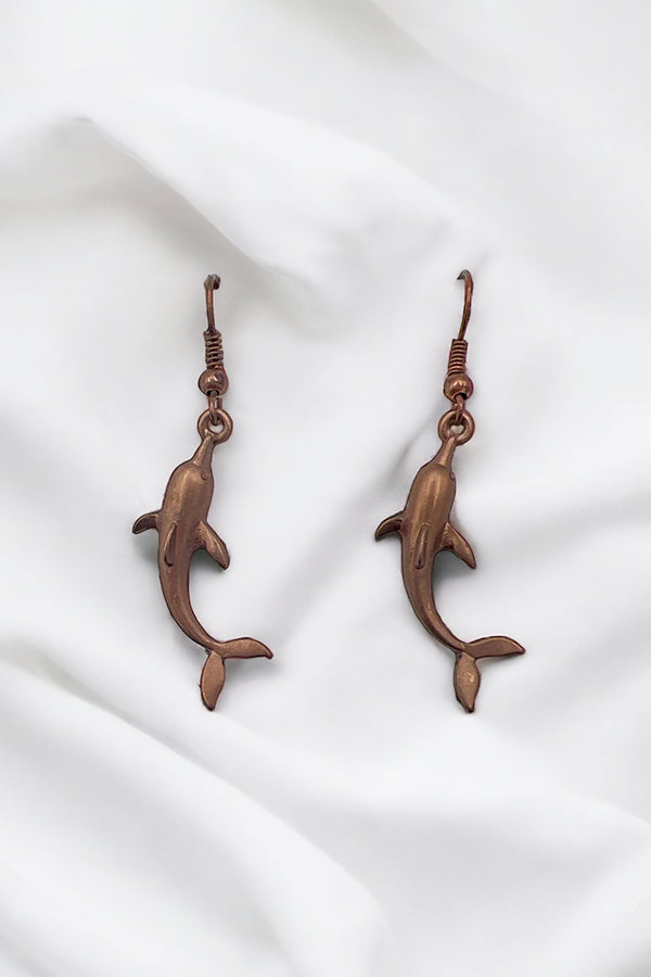 Whale Dangle Earring