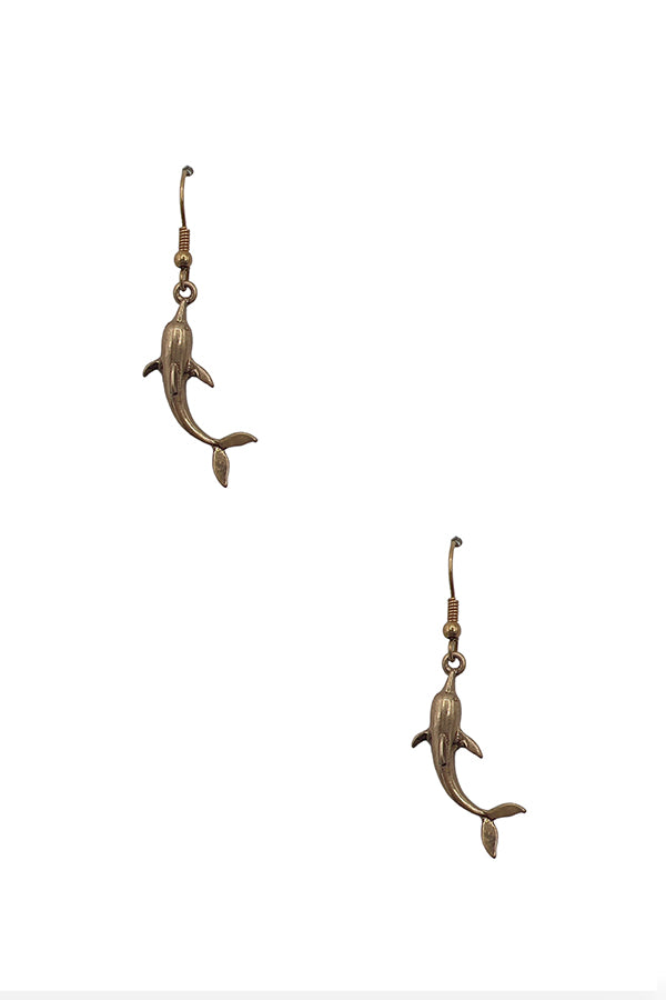 Whale Dangle Earring