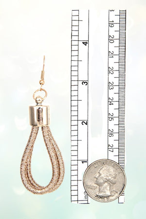 BRAIDED CORD FASHION COLLAR NECKLACE SET