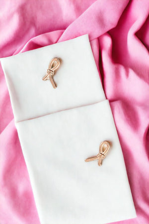 Ribbon Post Earring