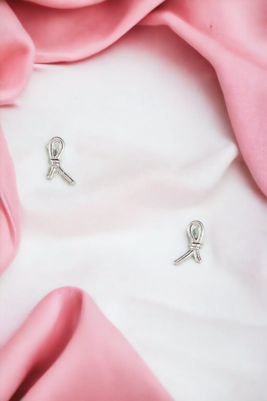 Ribbon Post Earring