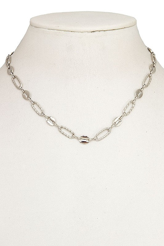 CHAIN LINK COLLAR NECKLACE