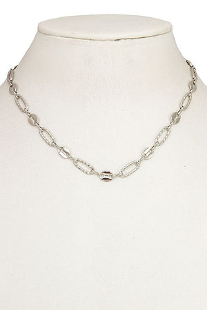 CHAIN LINK COLLAR NECKLACE