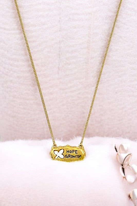 Hope Growth Pendant Necklace