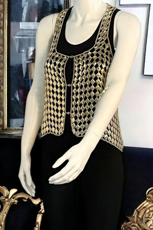 Diamond Link Fashion Vest Top