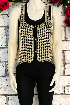 Diamond Link Fashion Vest Top