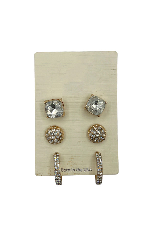 Mix Post Earring Set