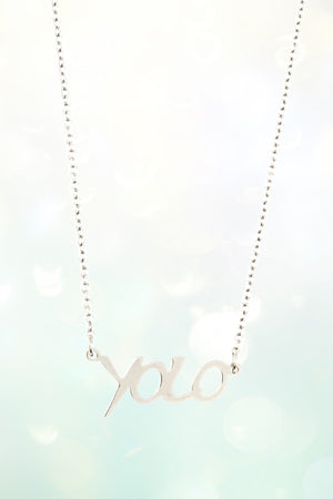 YOLO PENDANT NECKLACE