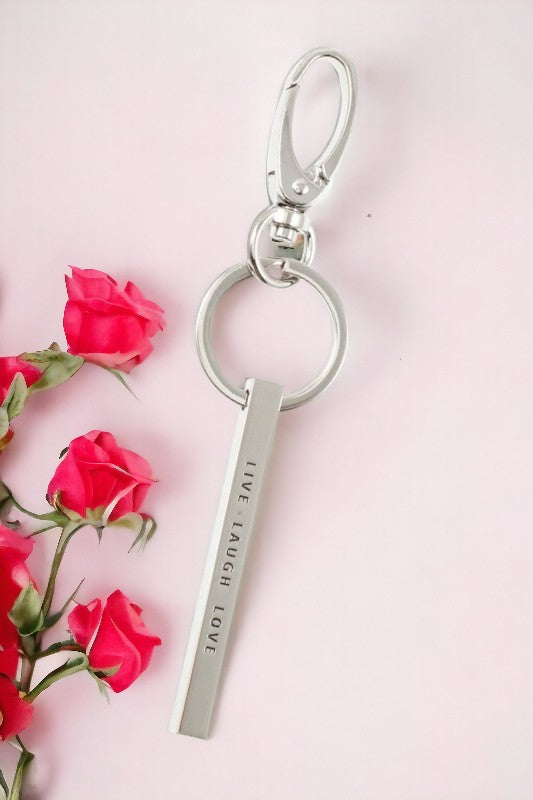 Live Laugh Love Bar Keychain