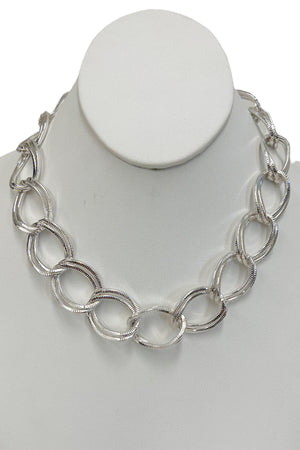 Chain Link Necklace Set