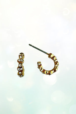 RHINESTONE PAVE 6 PAIR EARRING SET