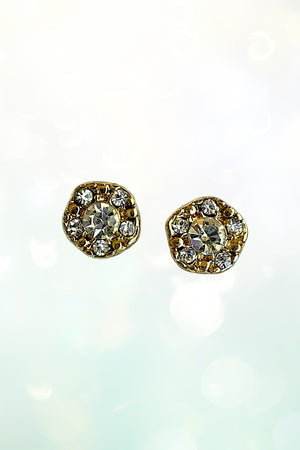 RHINESTONE PAVE 6 PAIR EARRING SET