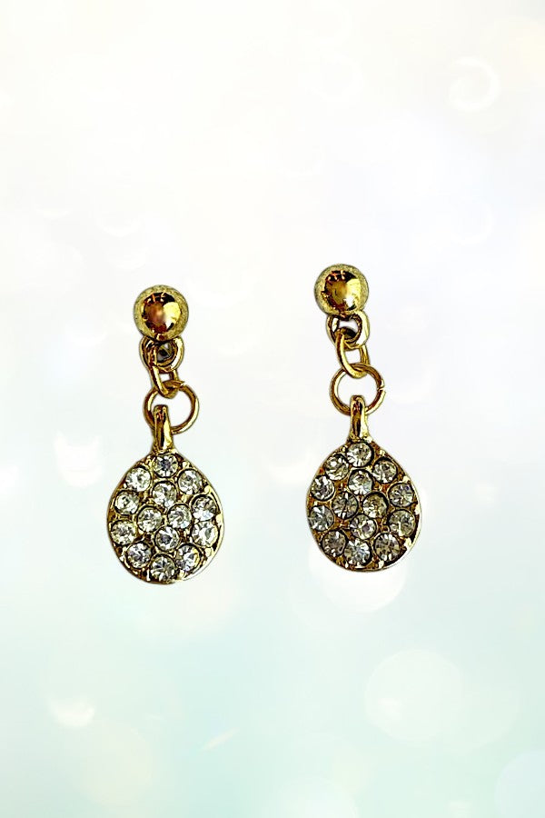 RHINESTONE PAVE 6 PAIR EARRING SET