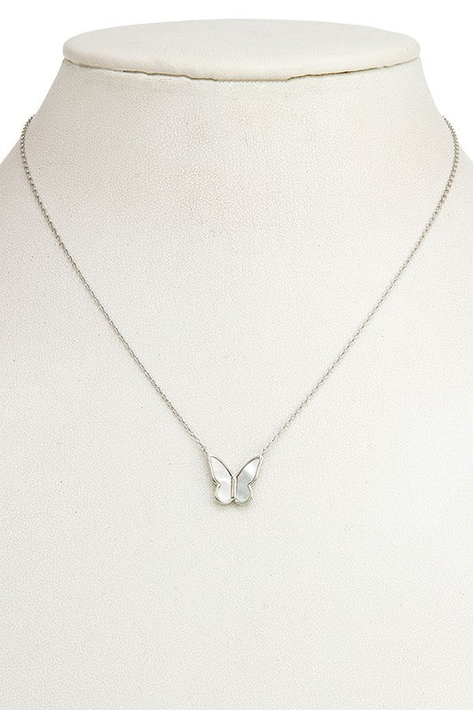BUTTERFLY PENDANT NECKLACE