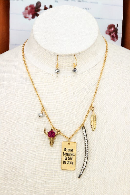 Mix Charm Necklace Set