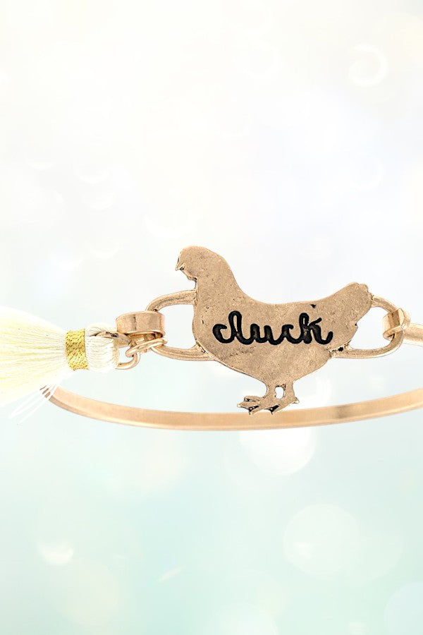 CHIC TASSEL LINK BANGLE BRACELET