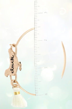 CHIC TASSEL LINK BANGLE BRACELET