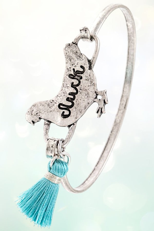 CHIC TASSEL LINK BANGLE BRACELET