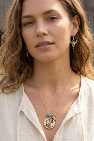 GYPSY SOUL PENDANT NECKLACE AND EARRING SET