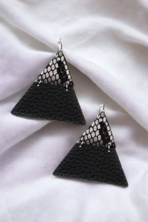 Triangle Animal Pattern Dangle Earring