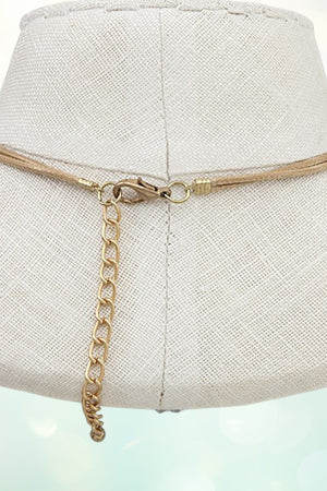 PEARL PENDANT CORD NECKLACE SET