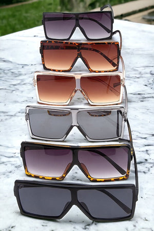 Square Framed Fashion Sunglasses