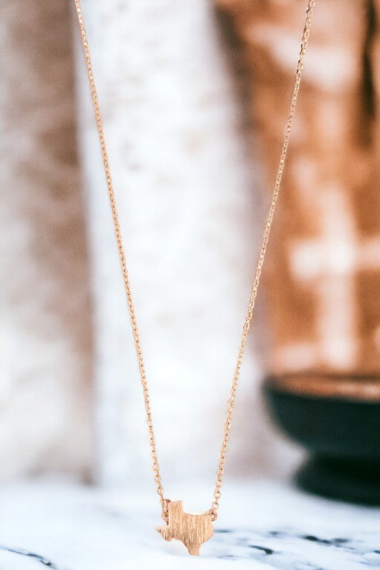 Texas State Pendant Necklace