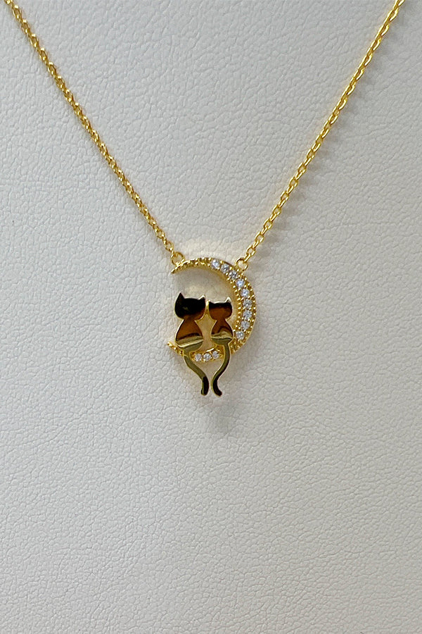 Love Cat Pendant Necklace