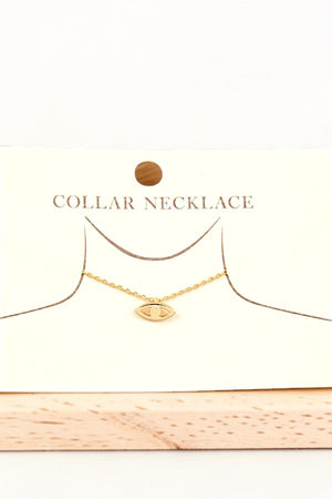 EVIL EYE PENDANT COLLAR NECKLACE