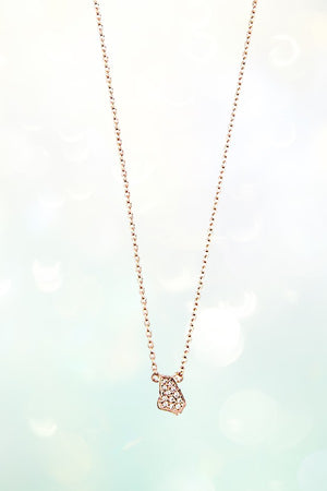 GA STATE CZ STONE PAVE PENDANT NECKLACE
