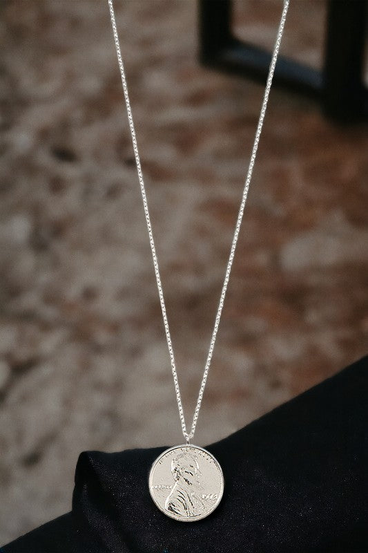 Coin Pendant Necklace