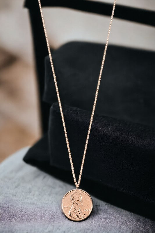 Coin Pendant Necklace