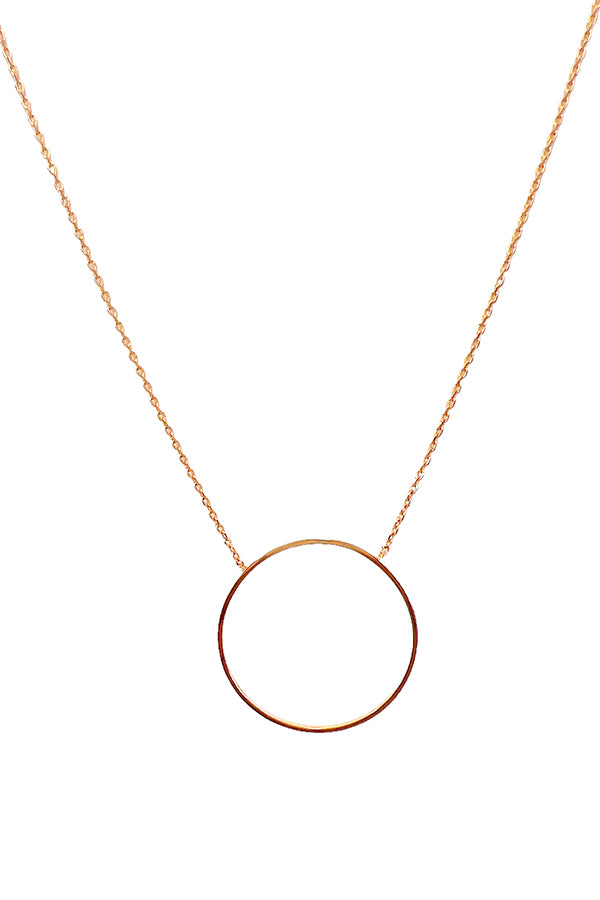 Elongated Ring Pendant