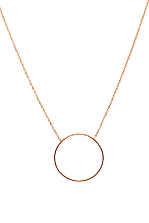 Elongated Ring Pendant