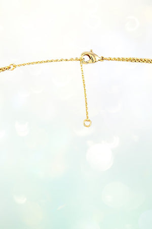 LOCK AND KEY PENDANT LAYERED NECKLACE
