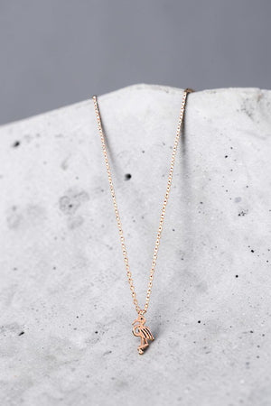 MINI FLAMINGO PENDANT NECKLACE
