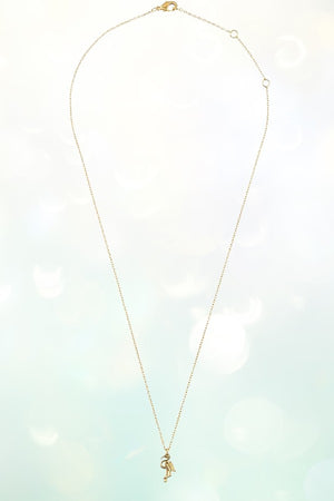 MINI FLAMINGO PENDANT NECKLACE