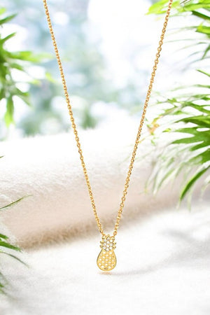 PINEAPPLE PENDANT NECKLACE