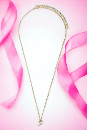 Ribbon Pendant Necklace