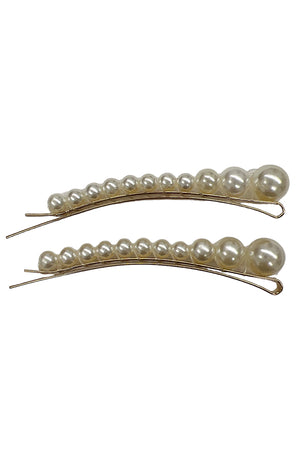 Descending Pearl Accent Hair Pin