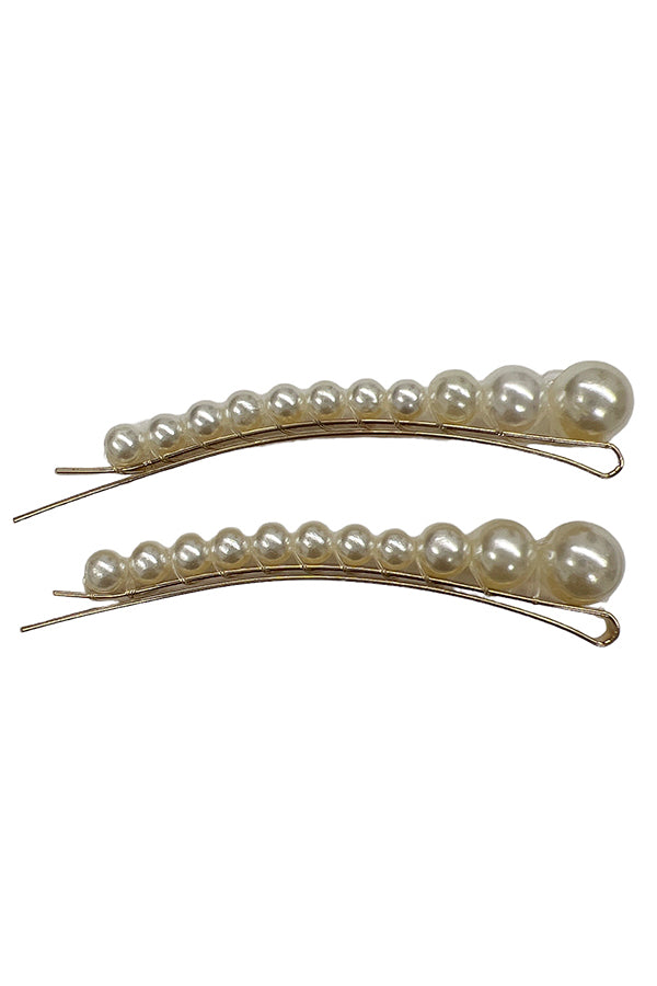 Descending Pearl Accent Hair Pin