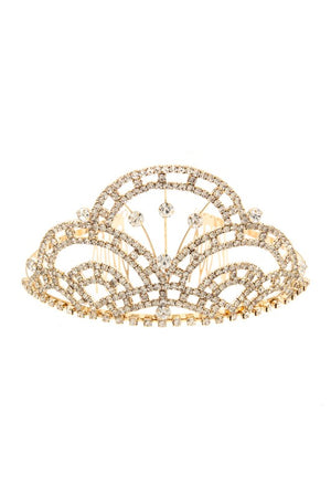 Rhinestone Pave Detail Tiara