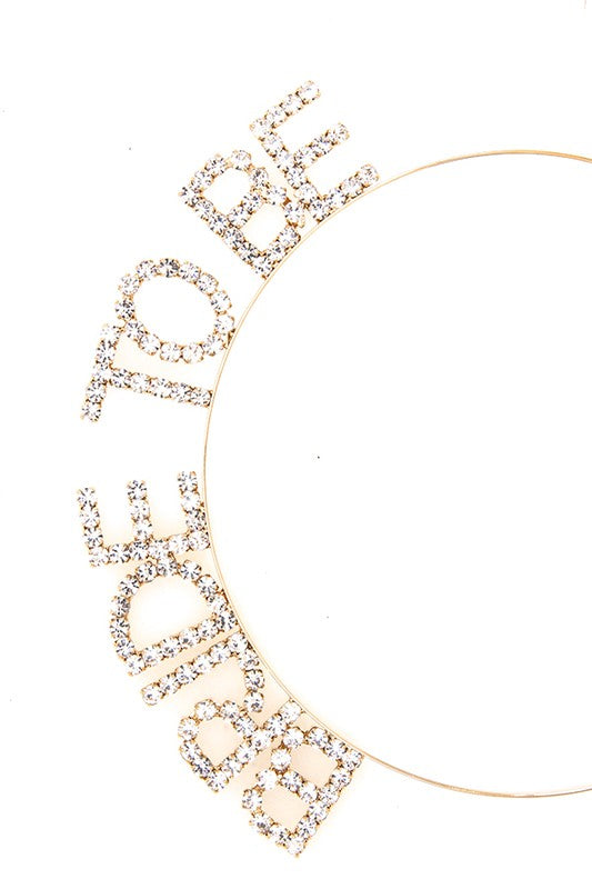 BRIDE TO BE RHINESTONE HEADBAND