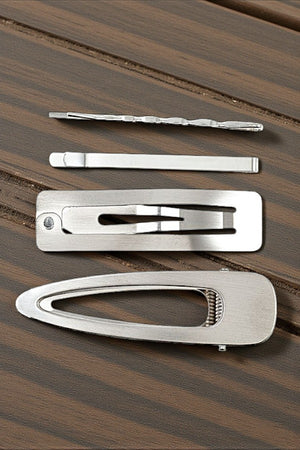 4 PC MIX BASIC HAIR PIN CLIP SET
