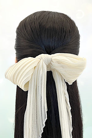 LONG PLEATED HAIR SCRUNCHIE